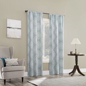 The Big One Paisley Scroll Window Curtain Panel